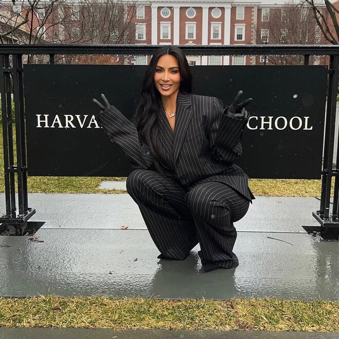 Kim Kardashian at Harvard