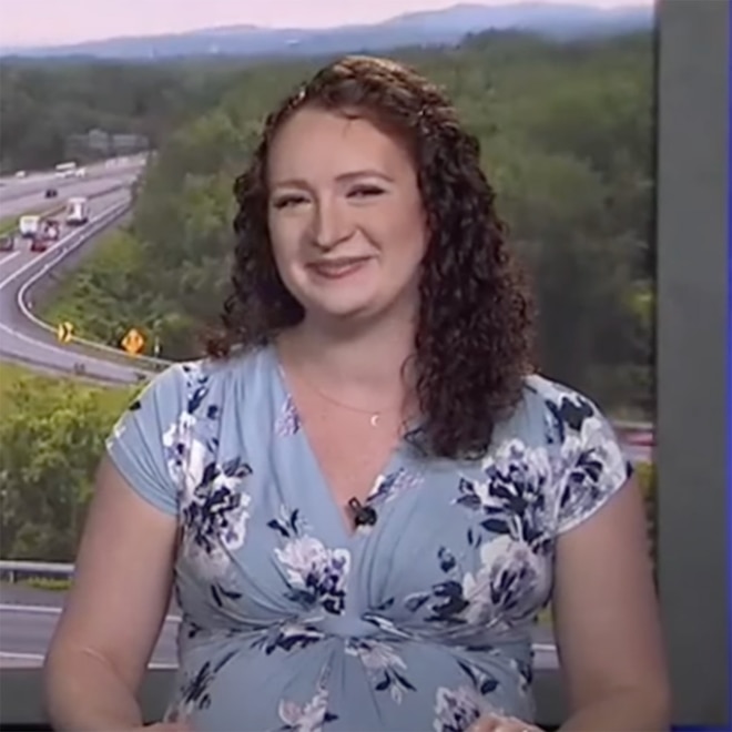 Olivia Jaquith, News Anchor Water Broke