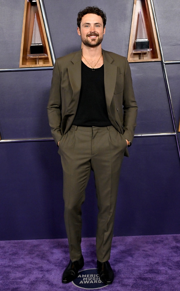 Dylan Efron arrives at American Music Awards 2025 red carpet