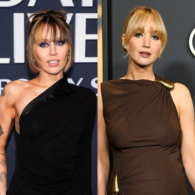 Miley Cyrus, jennifer Lawrence