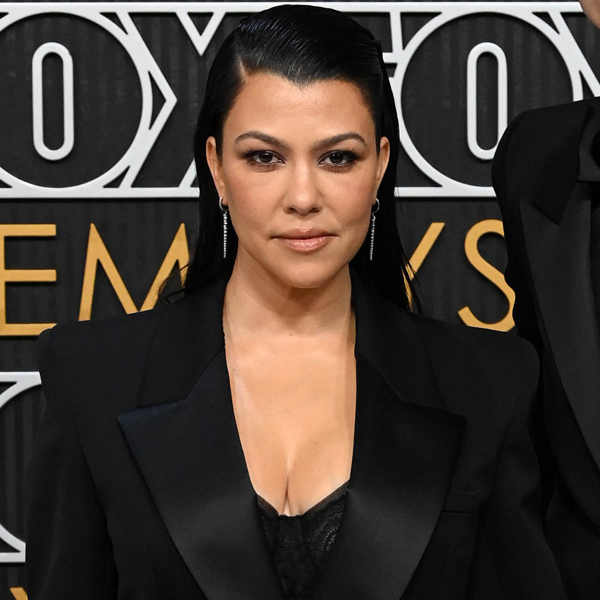 Kourtney Kardashian attends the 2024 Emmys.