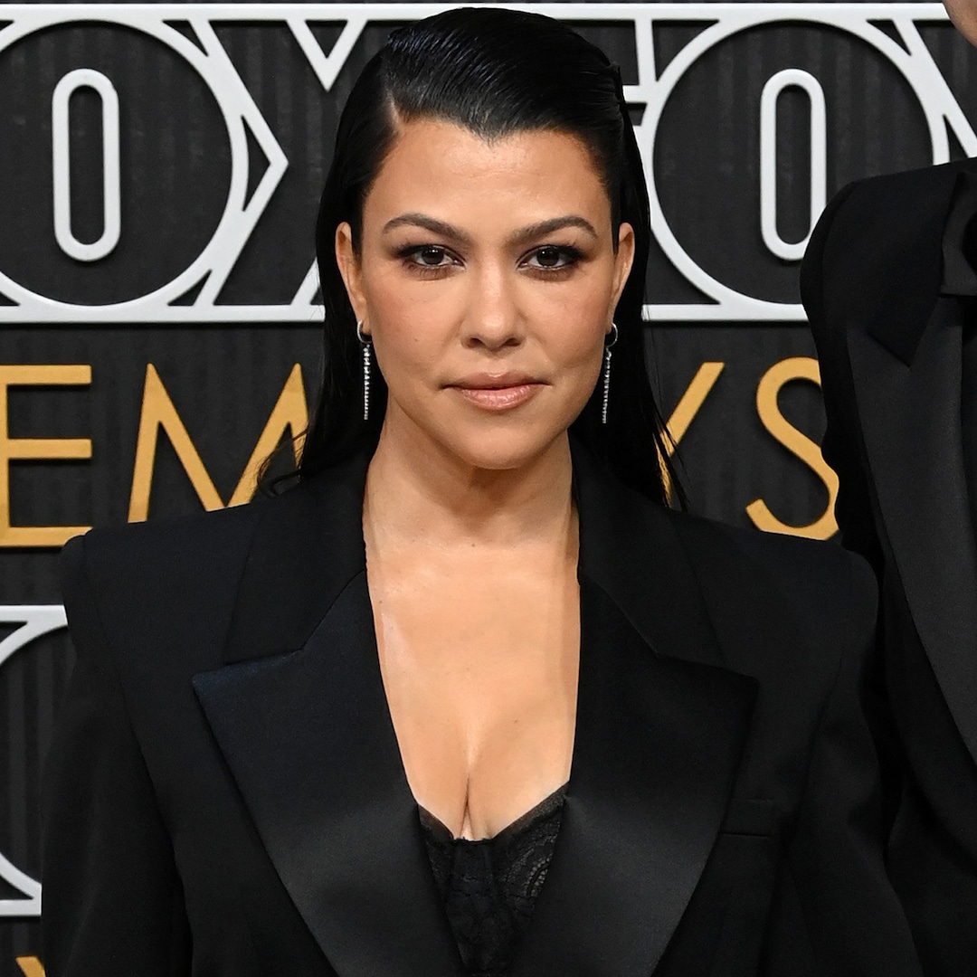 Kourtney Kardashian Bares Her Bottom in Cheeky Black Dress