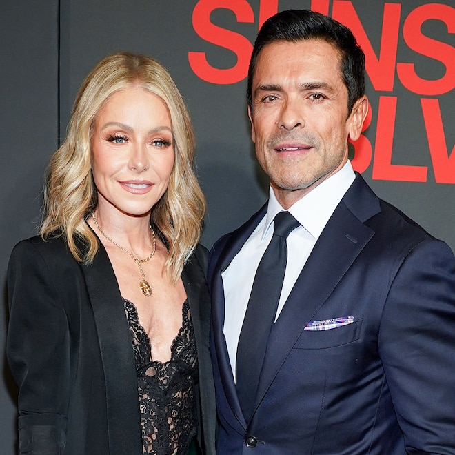 Kelly Ripa and Mark Consuelos attend the premiere of Broadway's Sunset Blvd.