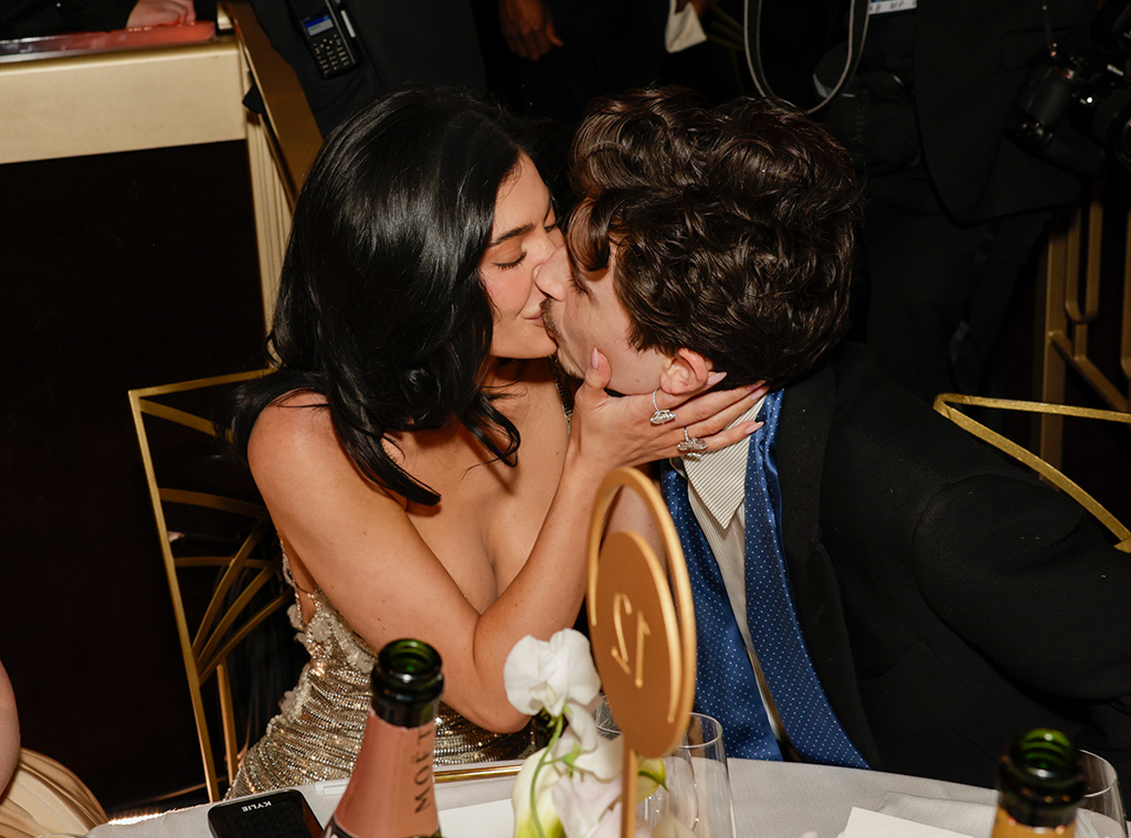 Golden Globes: Timothée Chalamet, Kylie Jenner Kiss During Date Night