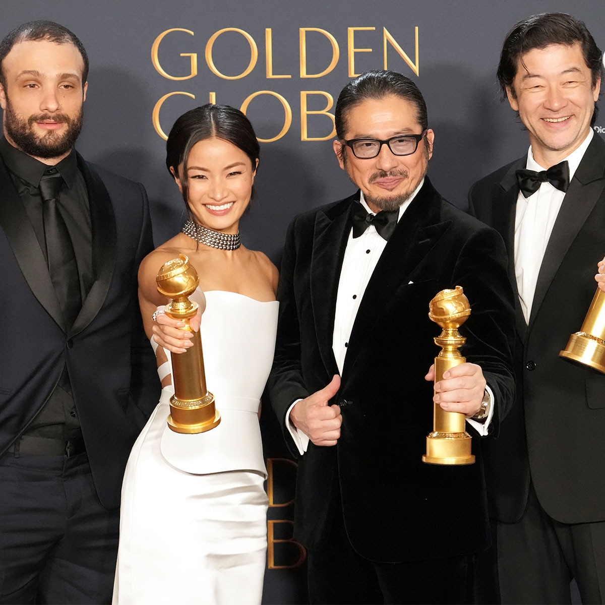 Cosmo Jarvis, Anna Sawai, Hiroyuki Sanada, Tadanobu Asano, Shogun, 2025 Golden Globes