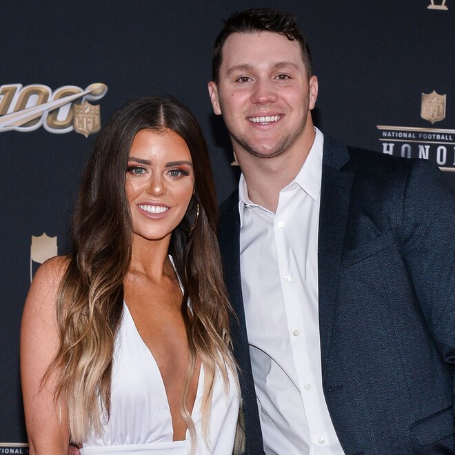 Josh Allen and Brittany Williams attend the 2020 NFL Honors.