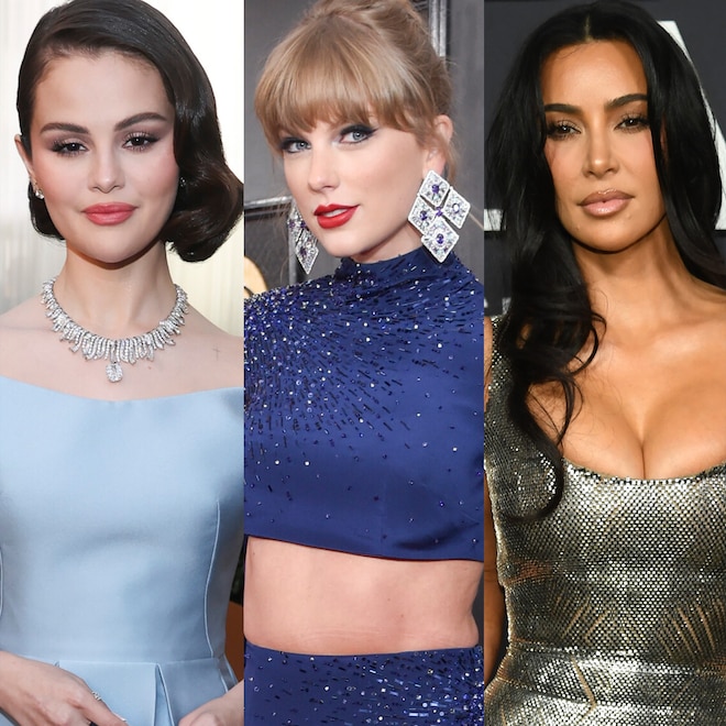 Selena Gomez, Taylor Swift, Kim Kardashian