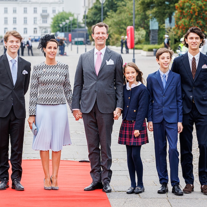 Prince Felix of Denmark, Princess Marie of Denmark, Prince Joachim of Denmark, Prince Henrik of Denmark, Prince Nikolai of Denmark