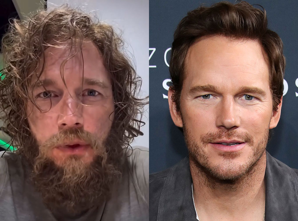 Chris Pratt's hair transformation, 2025