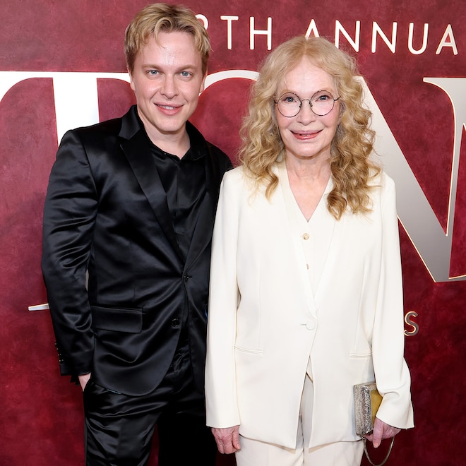 Ronan Farrow and Mia Farrow attend The 2025 Tony Awards