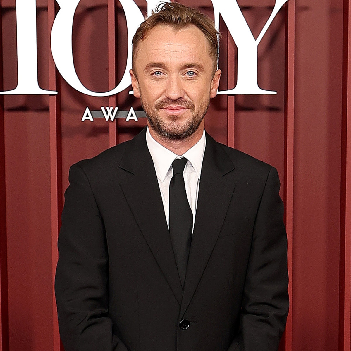 Tom Felton Arrives at Tony Awards 2025 Red Carpet