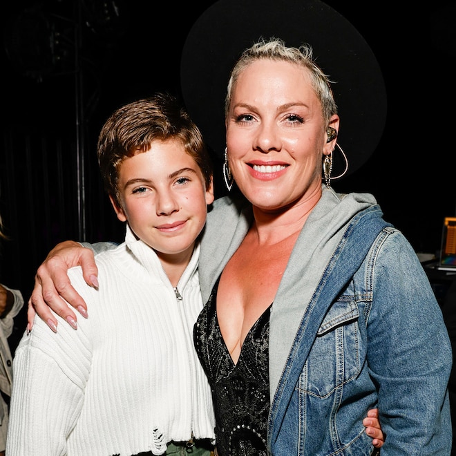 Pink and daughter Willow Sage Hart attend the 2024 Rock4EB event.