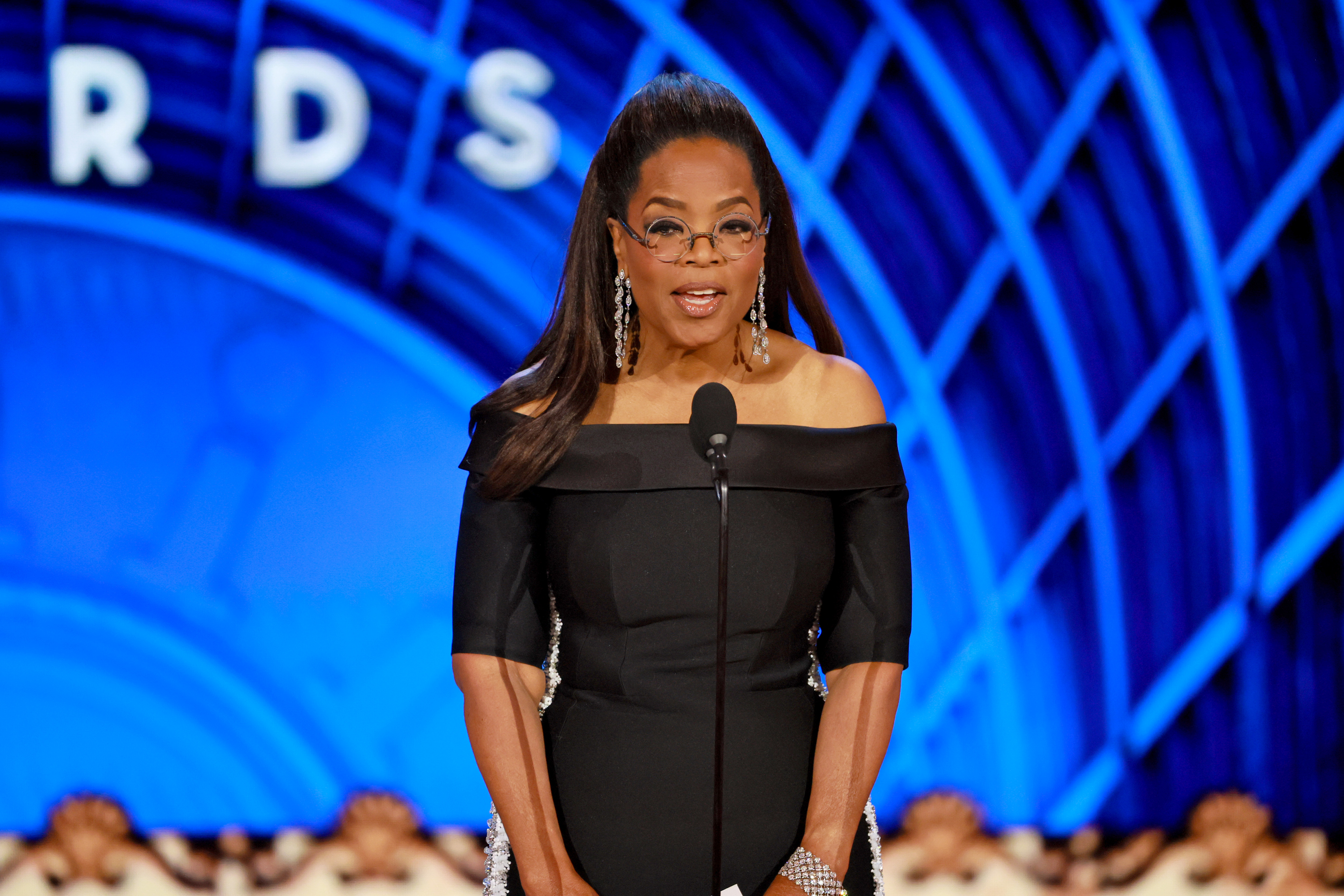 Oprah Winfrey at the 2025 Tony Awards