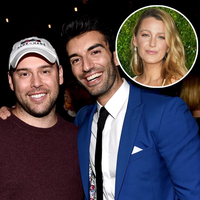 Scooter Braun, Justin Baldoni, Blake Lively