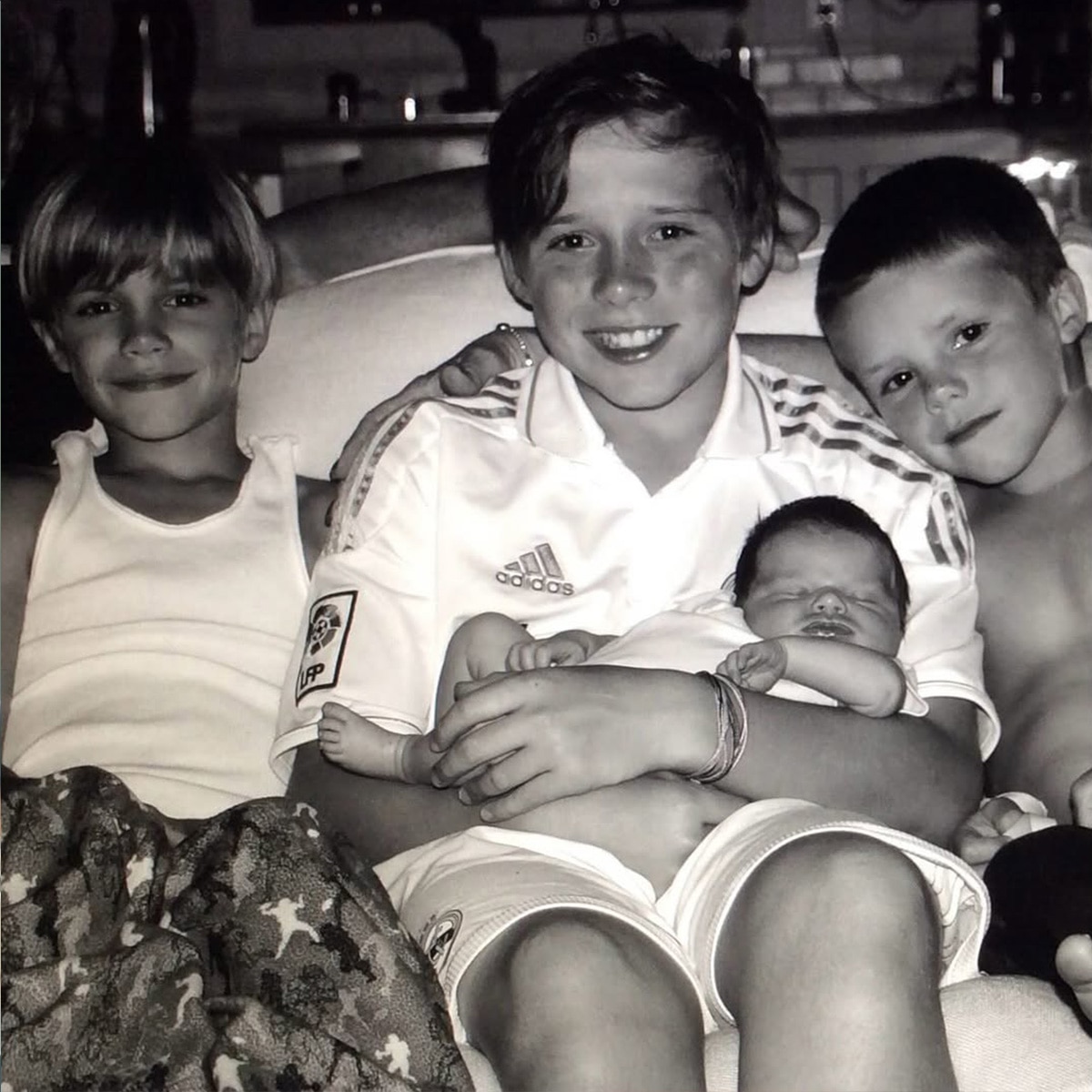 David Beckham Celebrates Father's Day