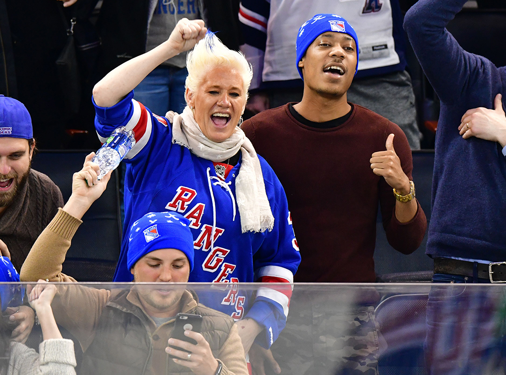 Anne Burrell and Tyler James Williams, 2017