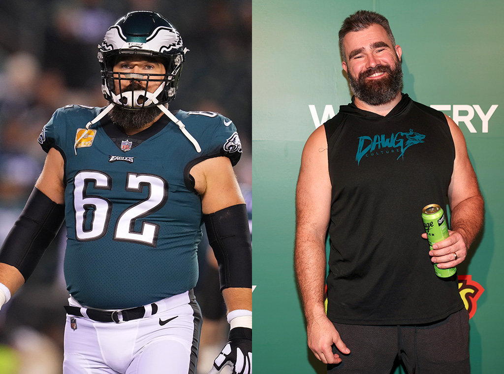 weight loss transformations, Jason Kelce