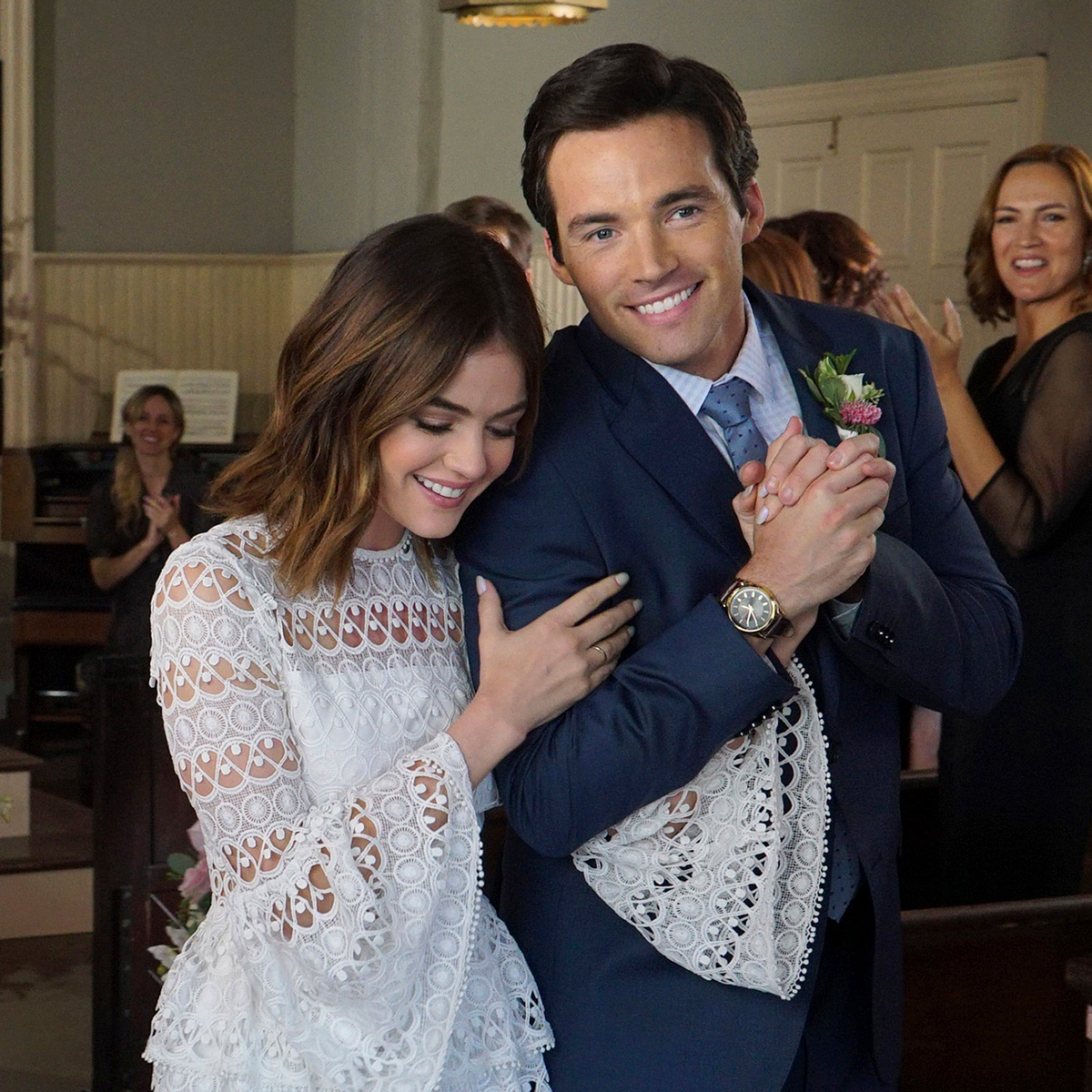 Lucy Hale, Ian Harding Defend Pretty Little Liars Age Gap