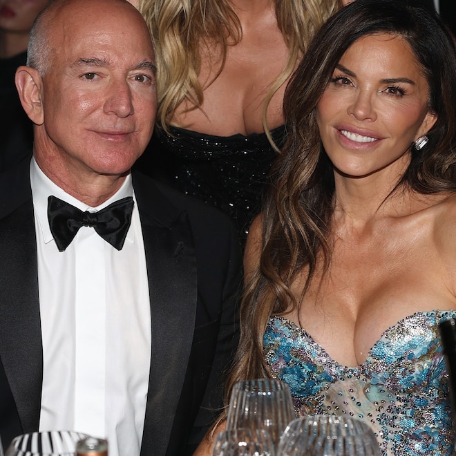 Jeff Bezos and Lauren Sánchez attend the amfAR gala Cannes 2025