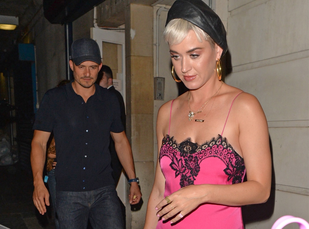 Katy Perry and Orlando Bloom in London, July 12 2018