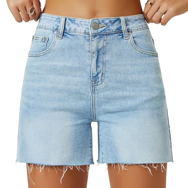 ★2025SS新作★EXPIRED GIRL★Stud Shorts 2025 TELEVISI STAR BLACK DENIM SHORT BAGGY OG – rudeboys
