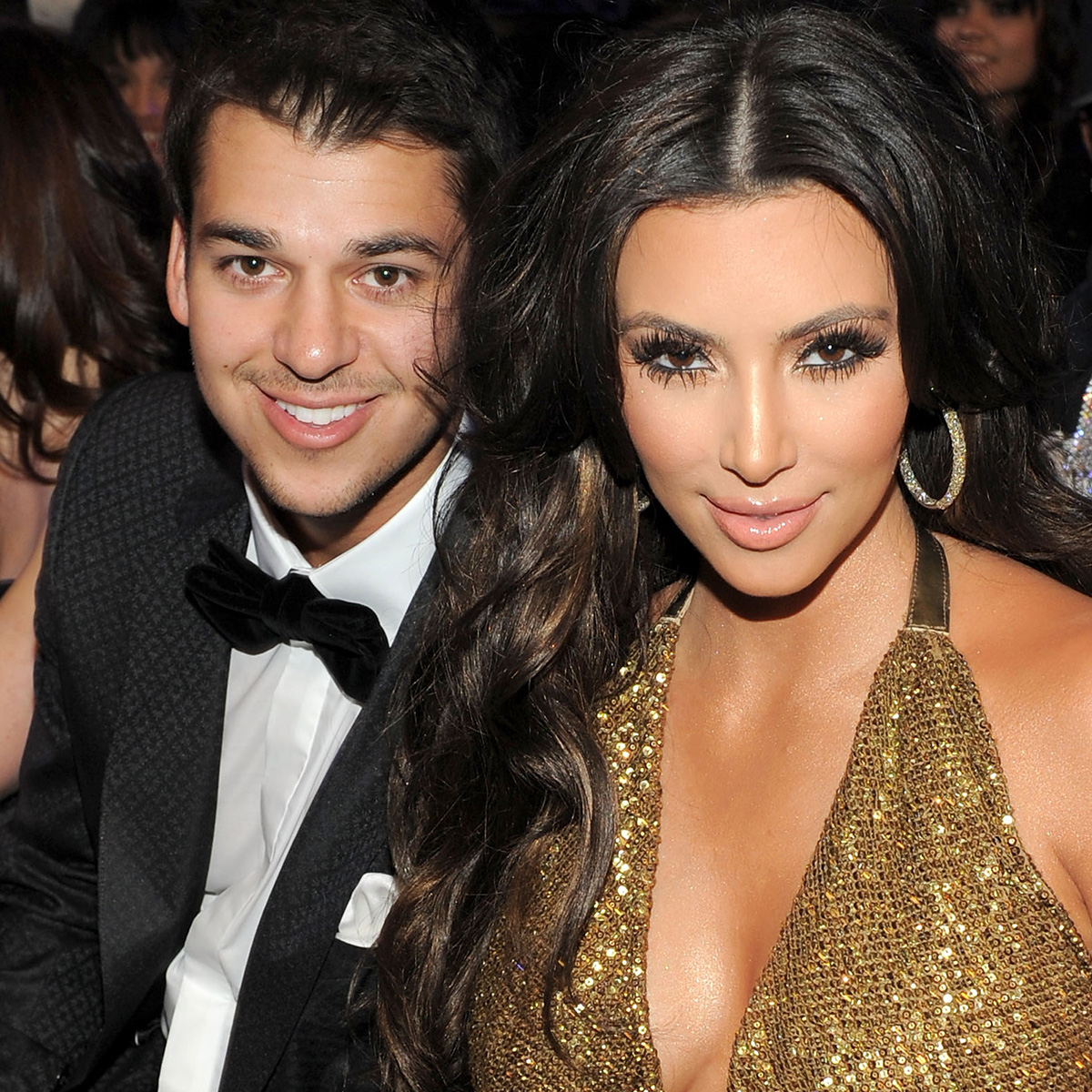 Rob Kardashian in Rare Photo With Kim Kardashian