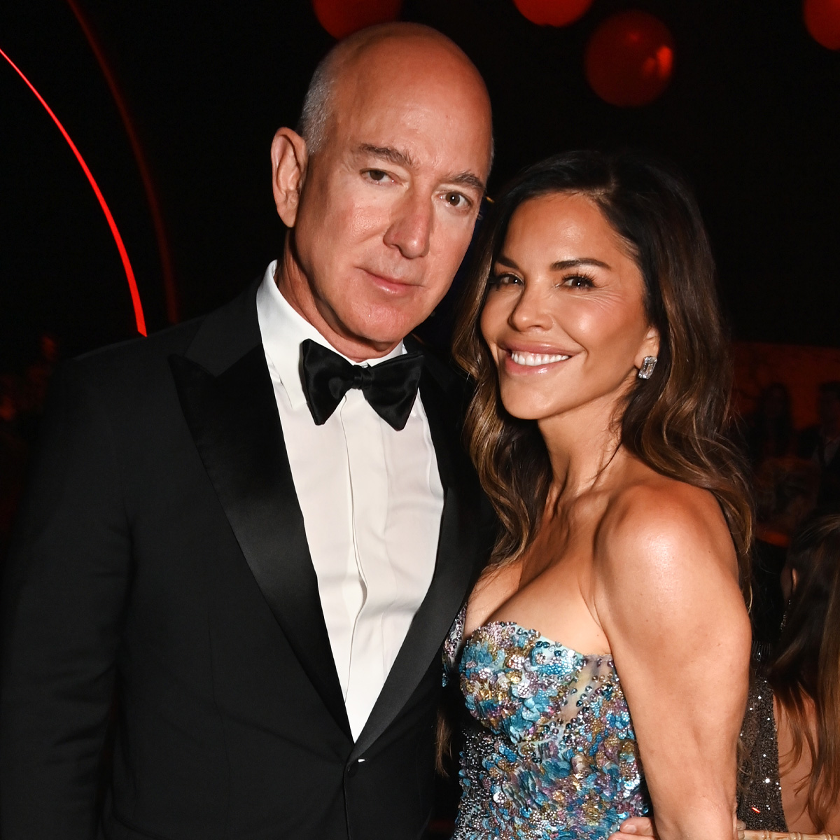 Lauren Sánchez’s Snatched Waist Wedding Party Dress