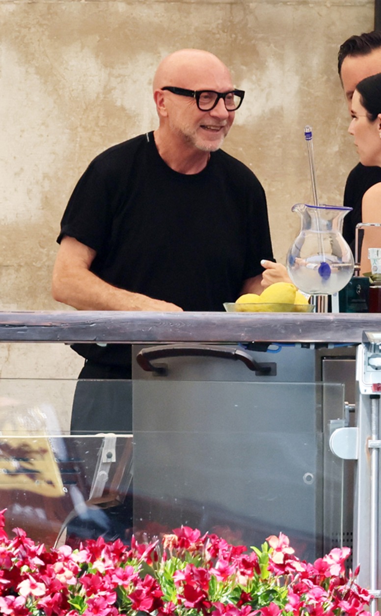 Domenico Dolce in Venice for Jeff Bezos and Lauren Sanchez wedding