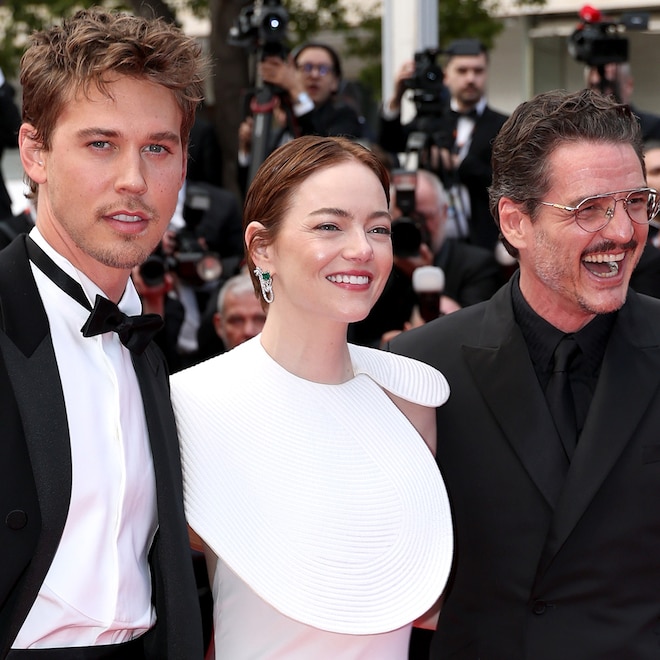 Austin Butler, Emma Stone and Pedro Pascal