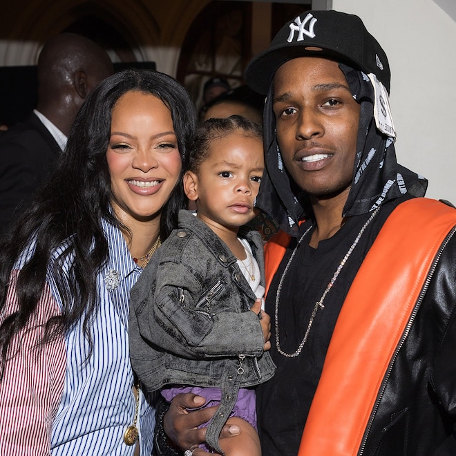 Rihanna, A$AP Rocky, Riot Attend Paris Fashion Week