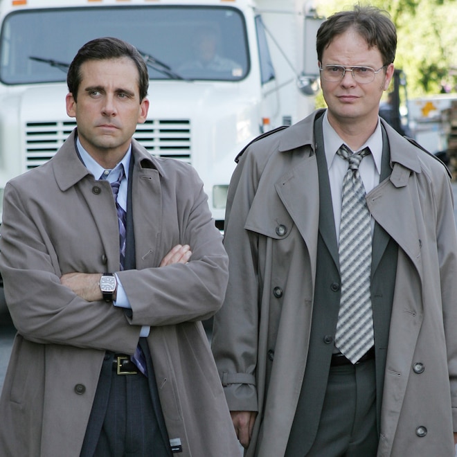 Steve Carell as Michael Scott and Rainn Wilson as Dwight Schrute, The Office