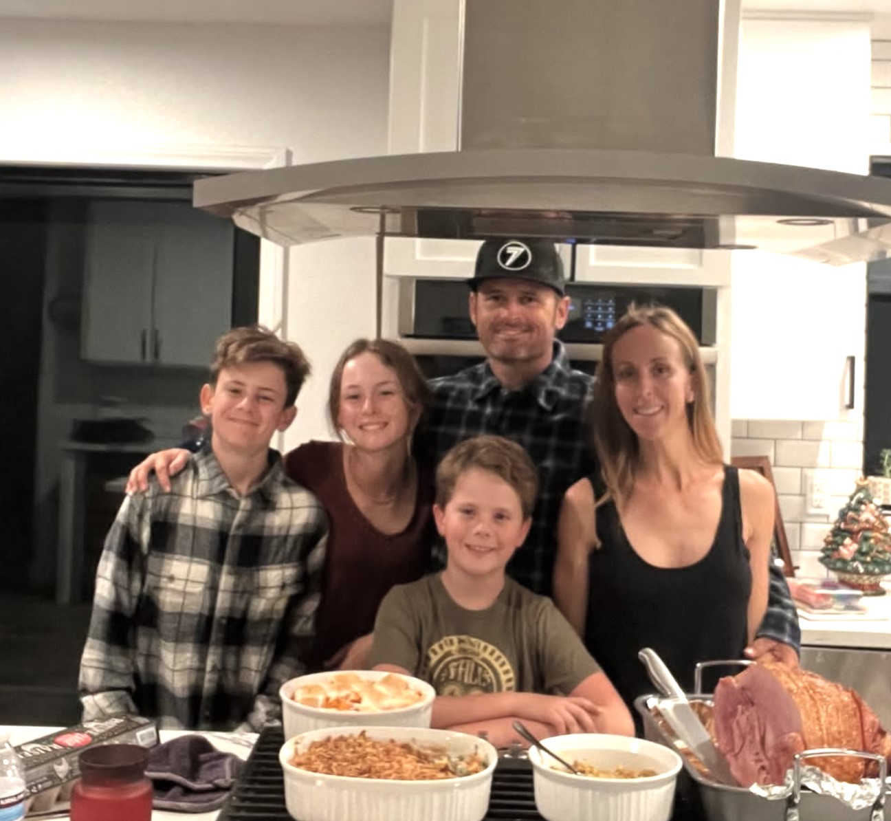 Aidan Zingg and family