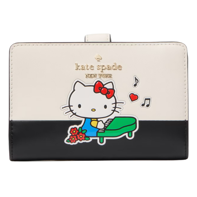 Hello Kitty X Kate Spade】限定コラボ☆ 折財布 ☆ (kate spade