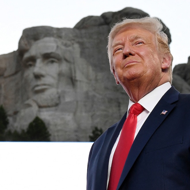 Donald Trump, Mount Rushmore