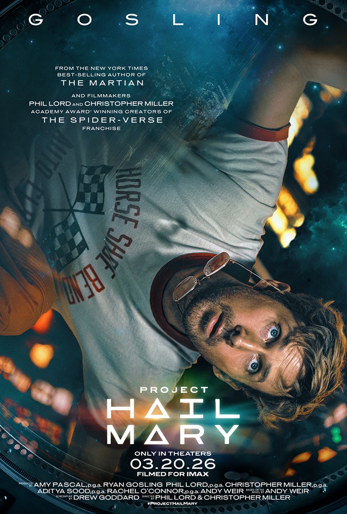 Project Hail Mary poster, Ryan Gosling, Movies 2026