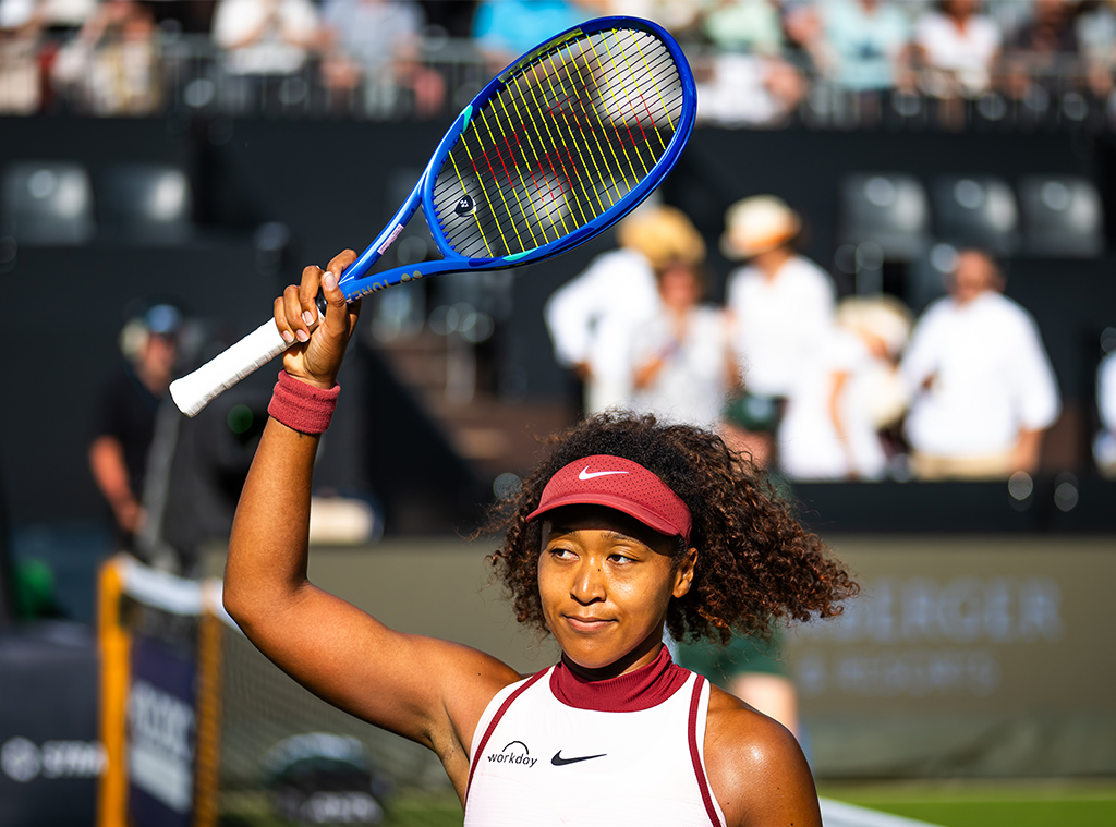 Naomi Osaka of Japan celebrates defeating Olga Danilovic 