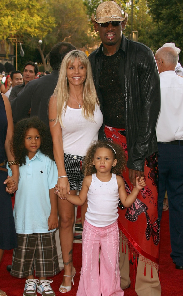 Trinity Rodman, Dennis Rodman, D.J. Rodman, Michelle Moyer