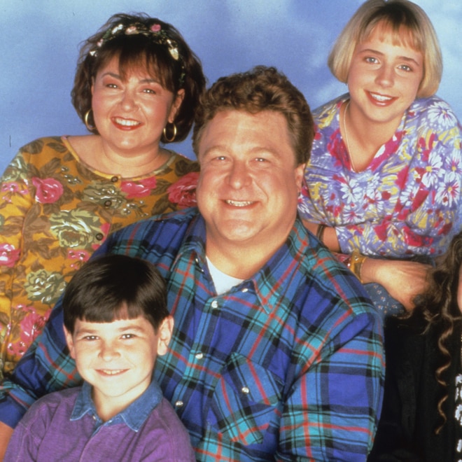 Roseanne Barr, Alicia Goranson, John Goodman, Michael Fishman, Sara Gilbert
