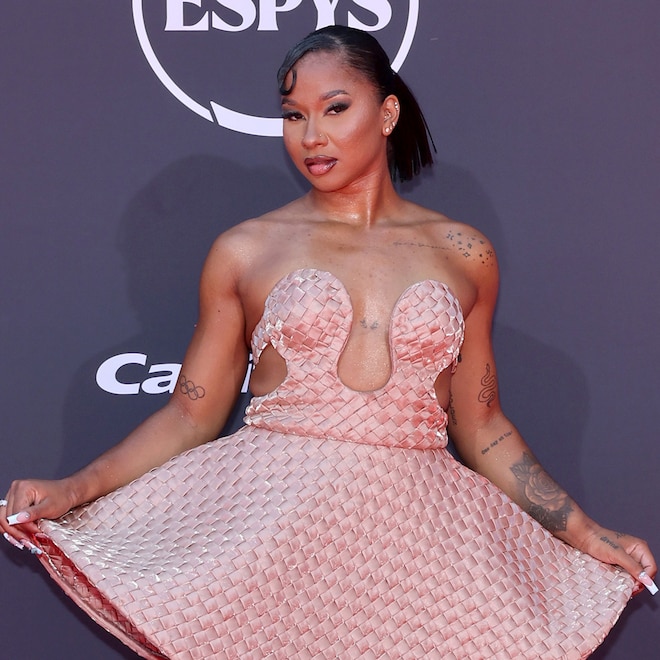 Jordan Chiles at the 2025 ESPYs Red Carpet