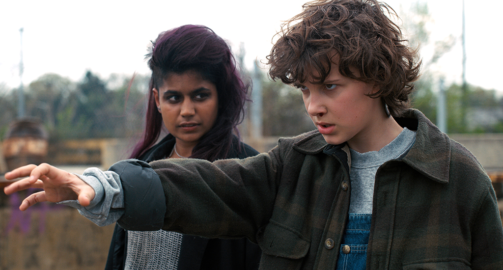 Linnea Berthelsen, Millie Bobby Brown, Stranger Things