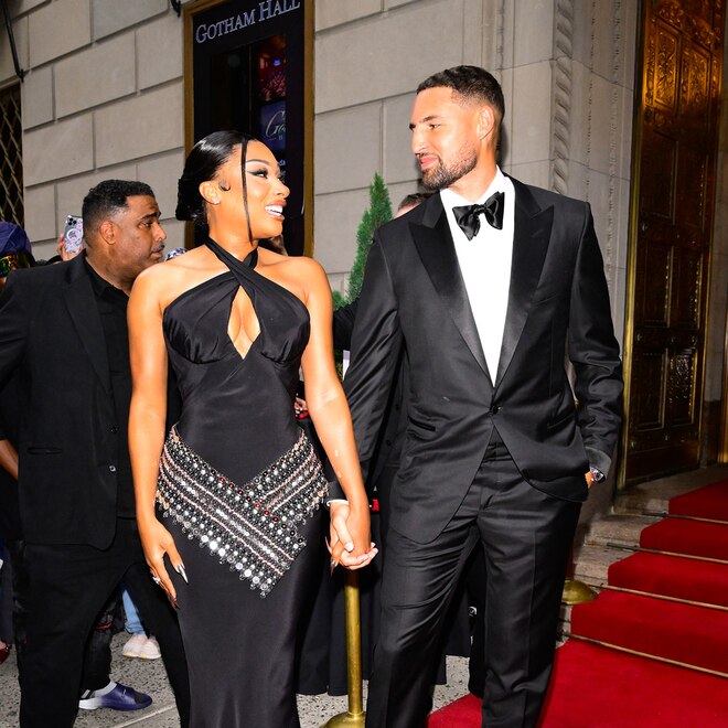 Megan Thee Stallion and Klay Thompson Make Red Carpet Debut