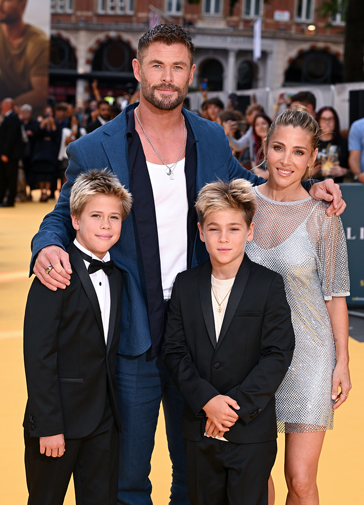 Chris Hemsworth, Elsa Pataky, Tristan Hemsworth, Sasha Hemsworth, Big Pic