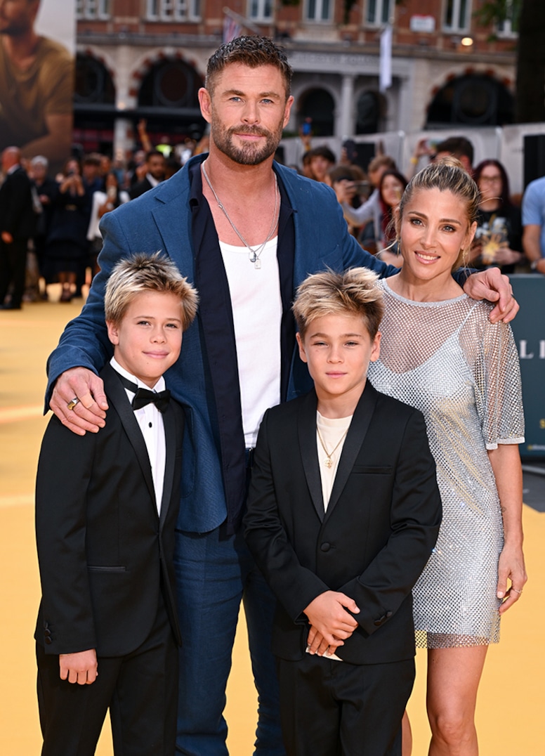 Chris Hemsworth, Elsa Pataky, Tristan Hemsworth, Sasha Hemsworth, Big Pic