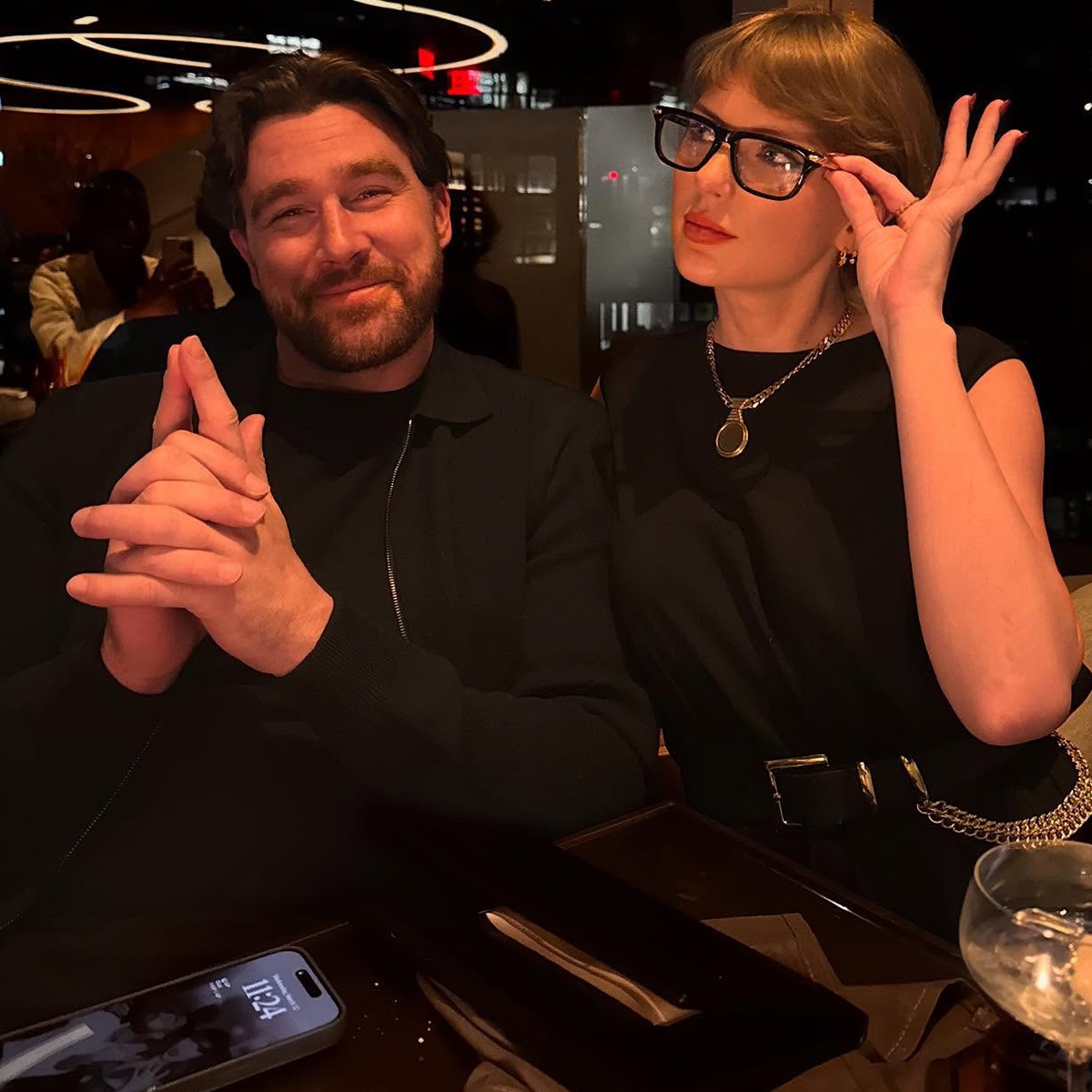 Taylor Swift, Travis Kelce at Patrick Mahomes' 30th Birthday Party