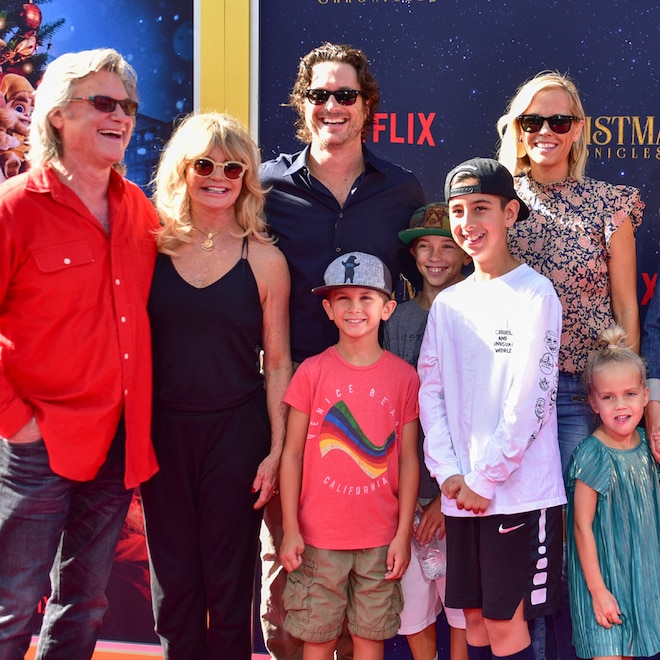 Goldie Hawn family, Kurt Russell, Oliver Hudson, grandkids