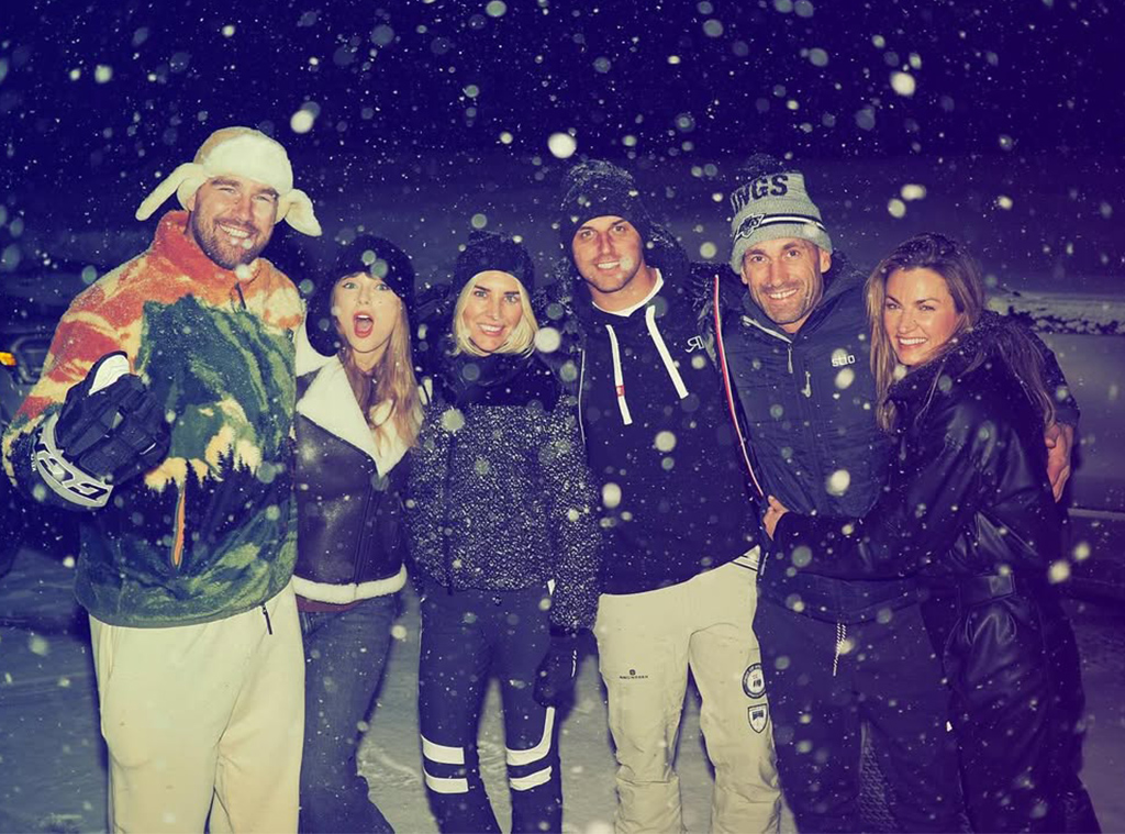 Erin Andrews, Charissa Thompson, Travis Kelce Taylor Swift vacation