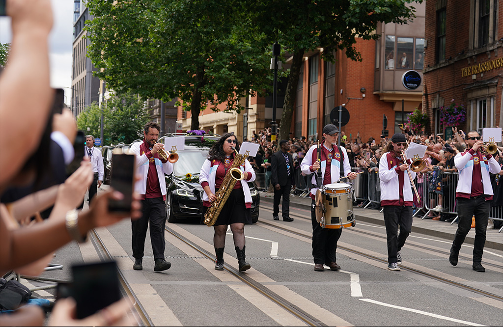 Ozzy Osbourne Procession 