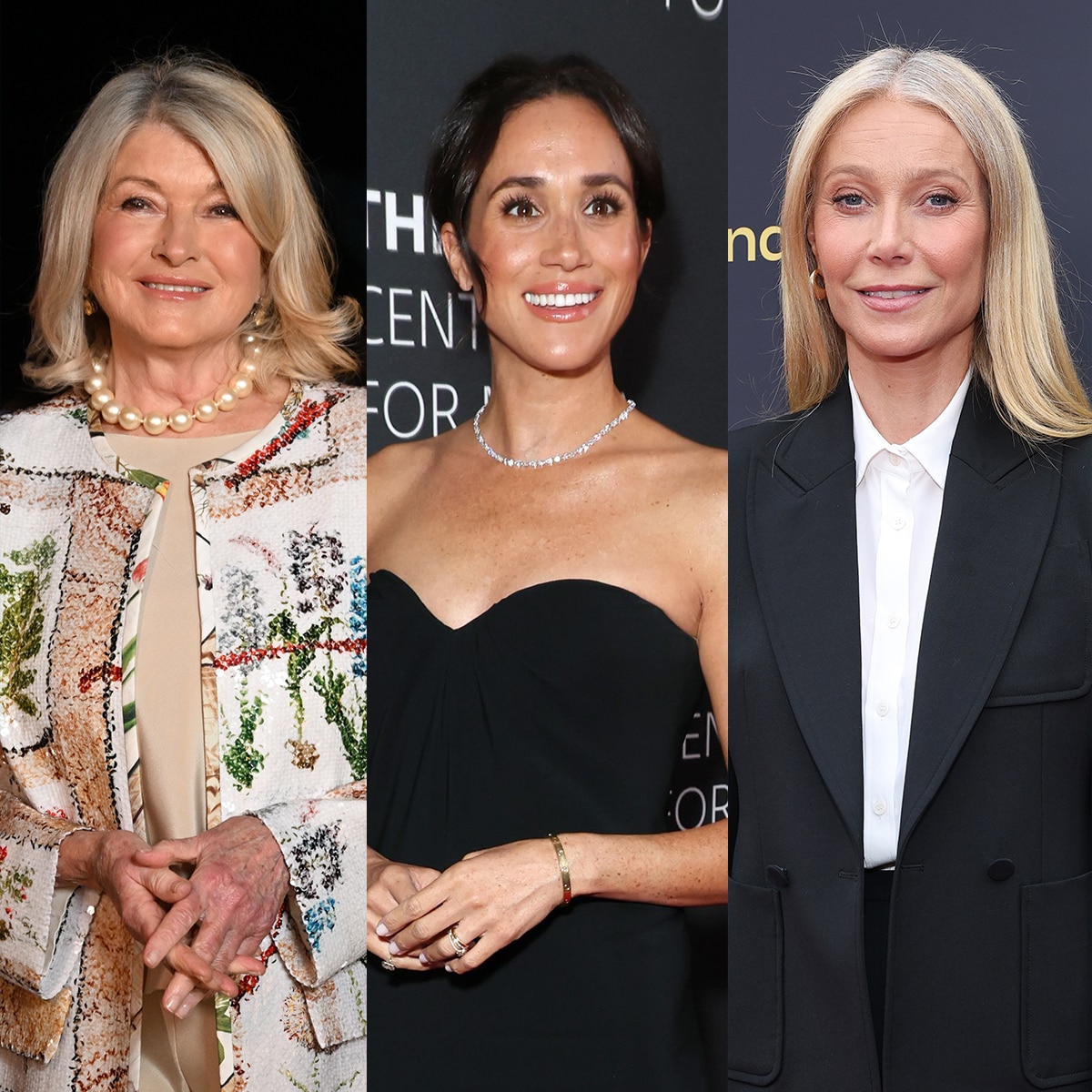 Martha Stewart, Meghan Markle, Gwyneth Paltrow