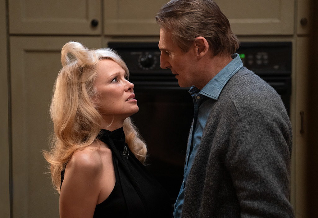 Pamela Anderson, Liam Neeson Get Support From His Son