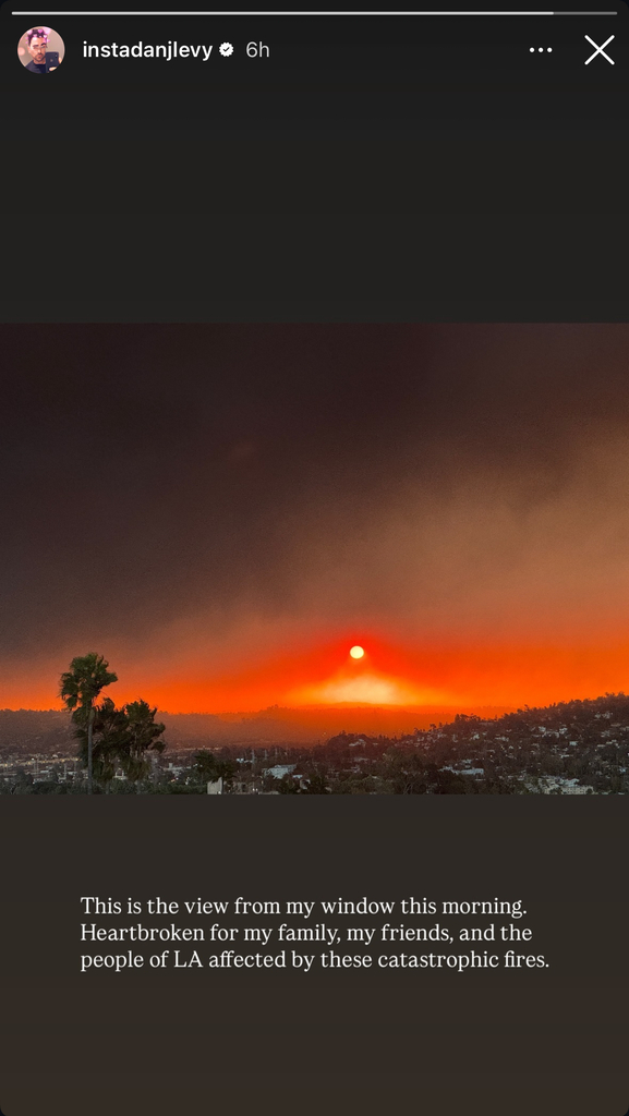 Dan Levy, Palisades Fire